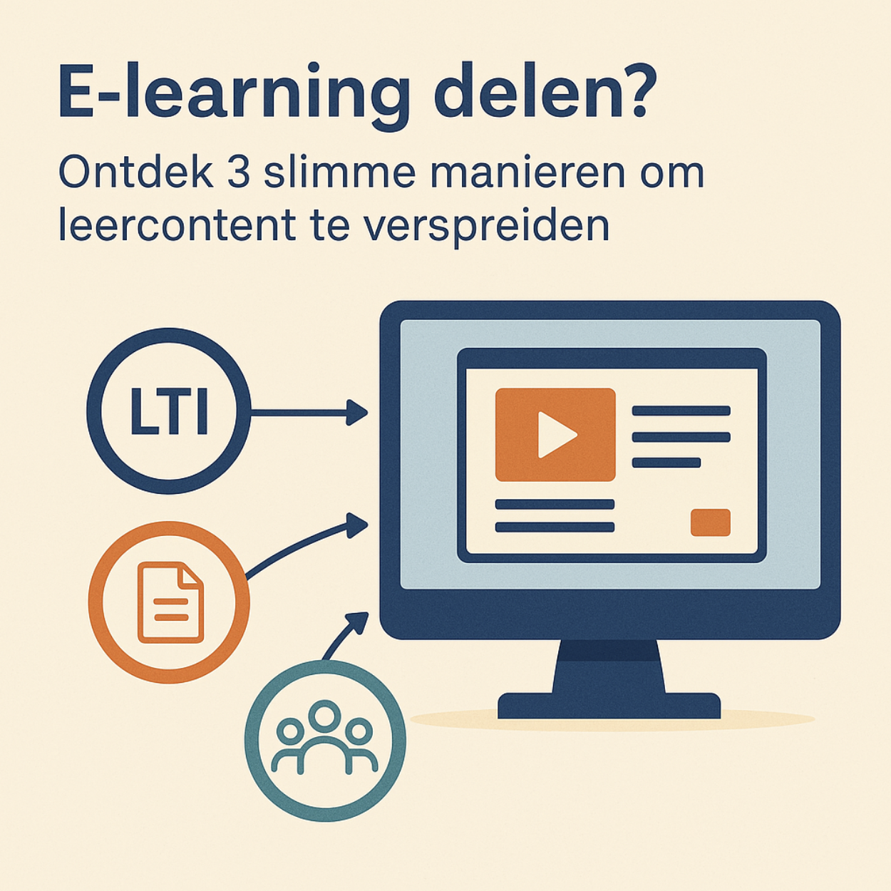 E-learning delen? Ontdek 3 slimme manieren om leercontent te verspreiden