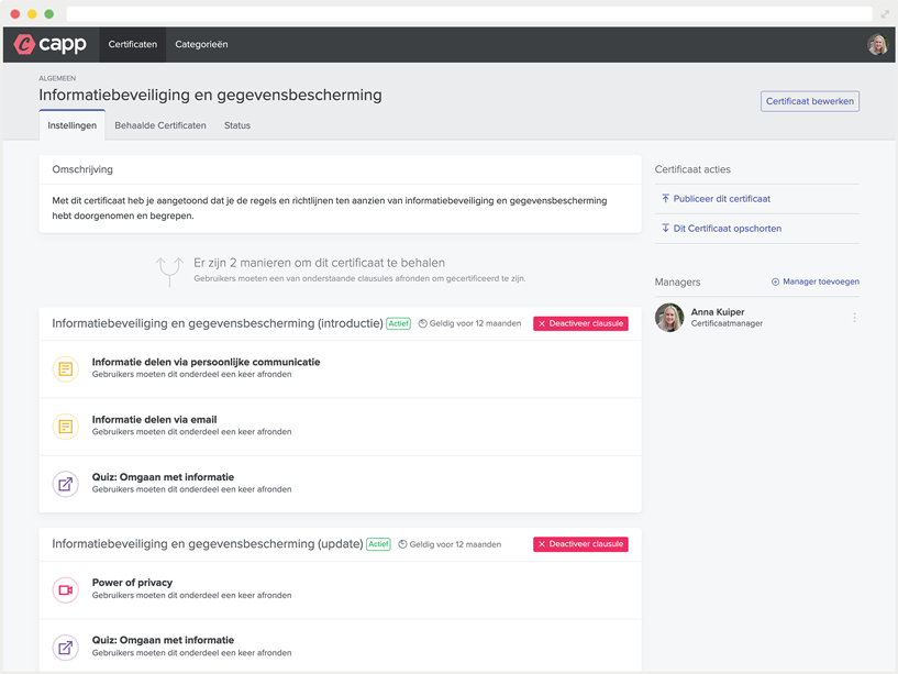 Operationaliseer wet- en regelgeving